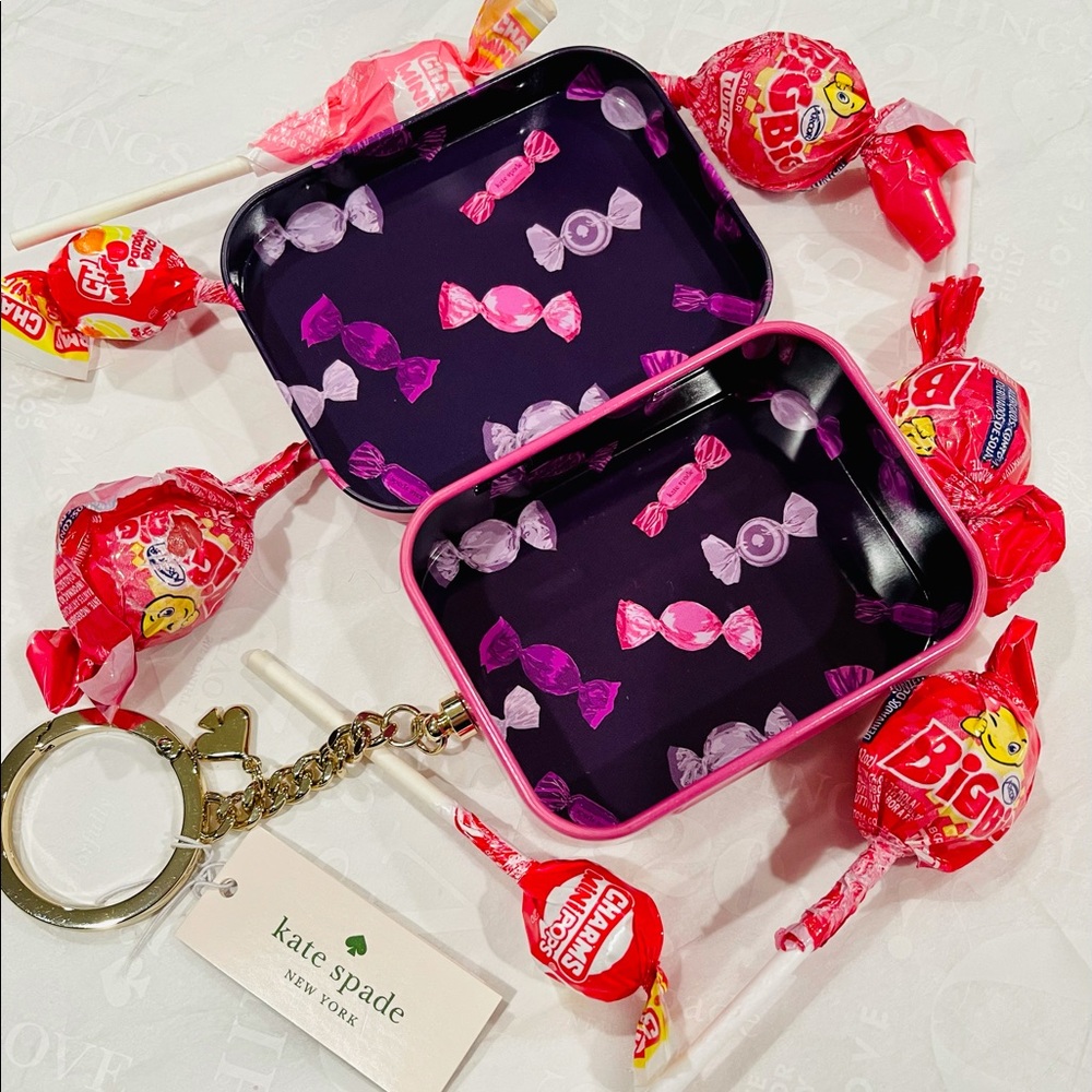 kate spade ♠️ candy shop 🍭 tin key fob 🍬 - Picture 3 of 10